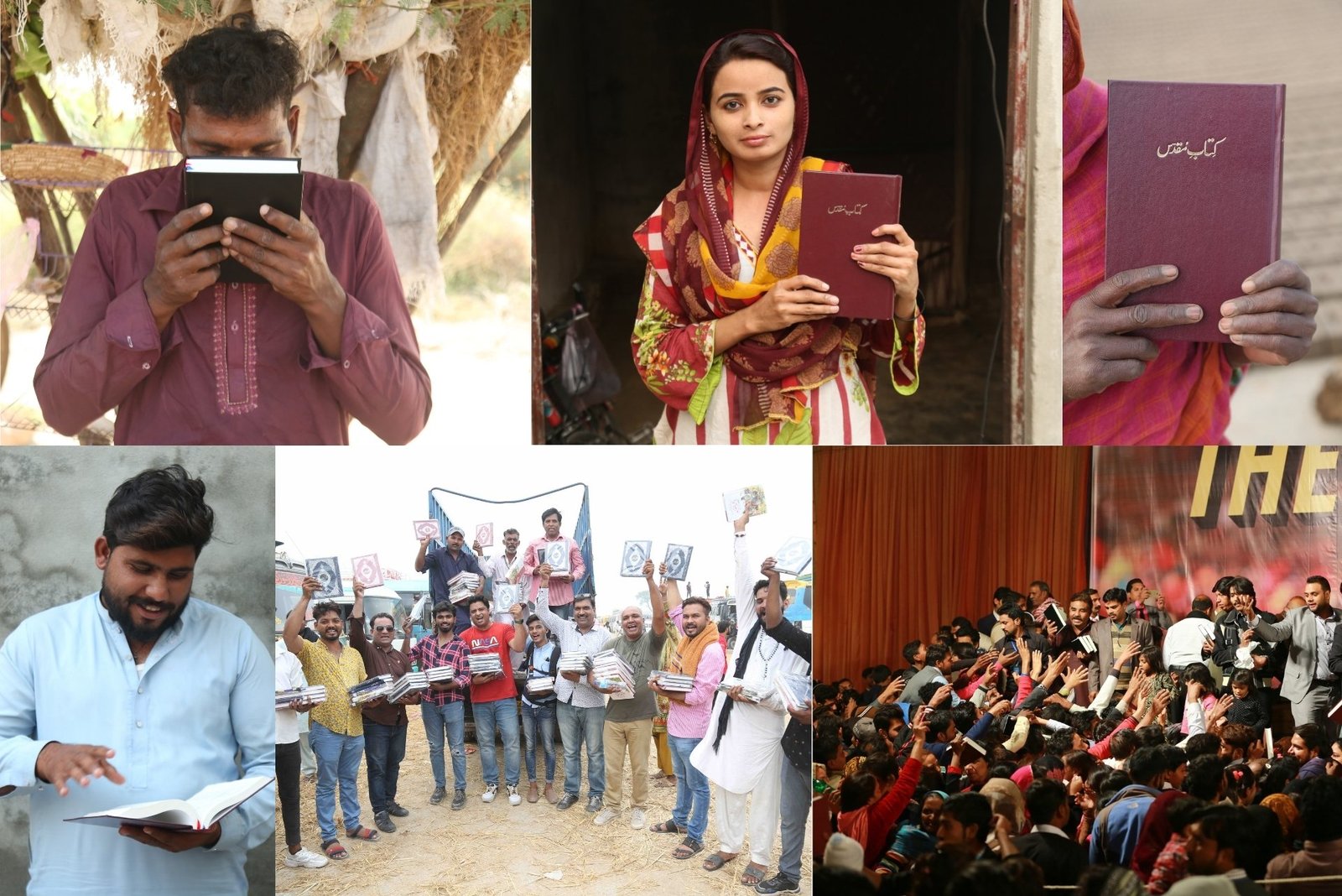 Free Urdu Bibles Distribution in Pakistan