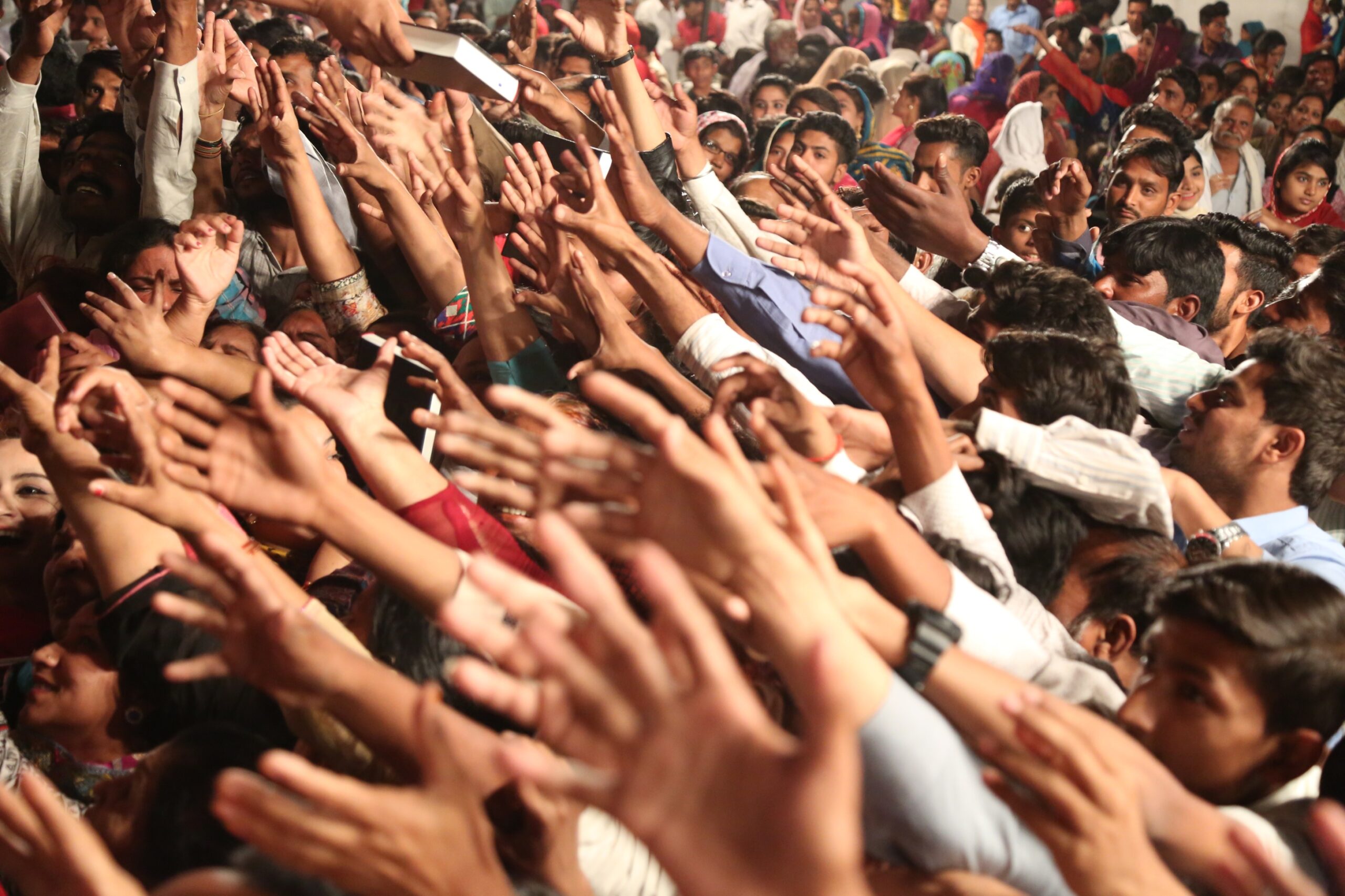 Free Urdu Bibles Distribution in Pakistan During Evangelistic Gospel Crusades.