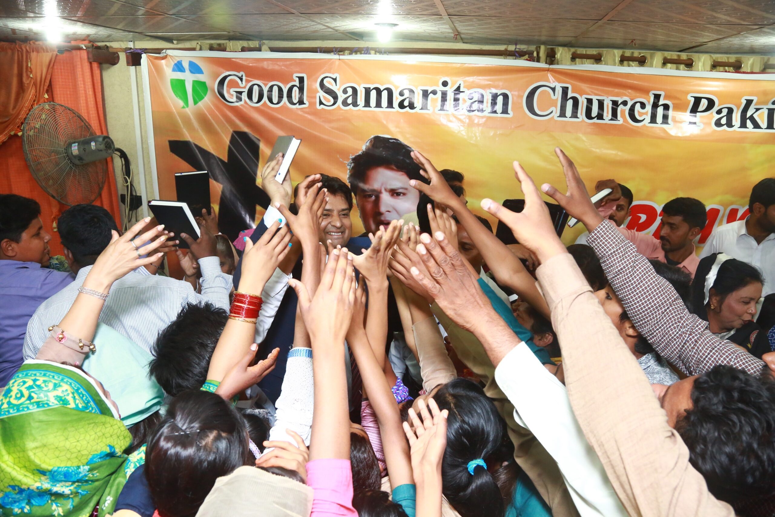 Free Urdu Bibles Distribution in Pakistan During Evangelistic Gospel Crusades.