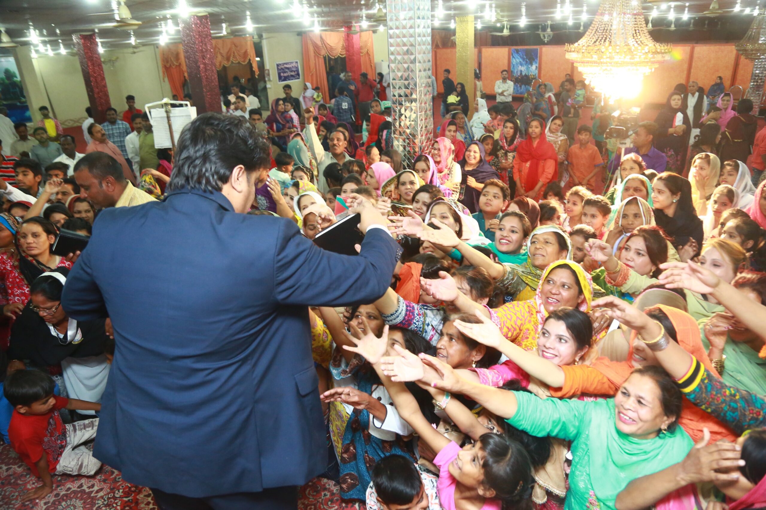 Free Urdu Bibles Distribution in Pakistan During Evangelistic Gospel Crusades.