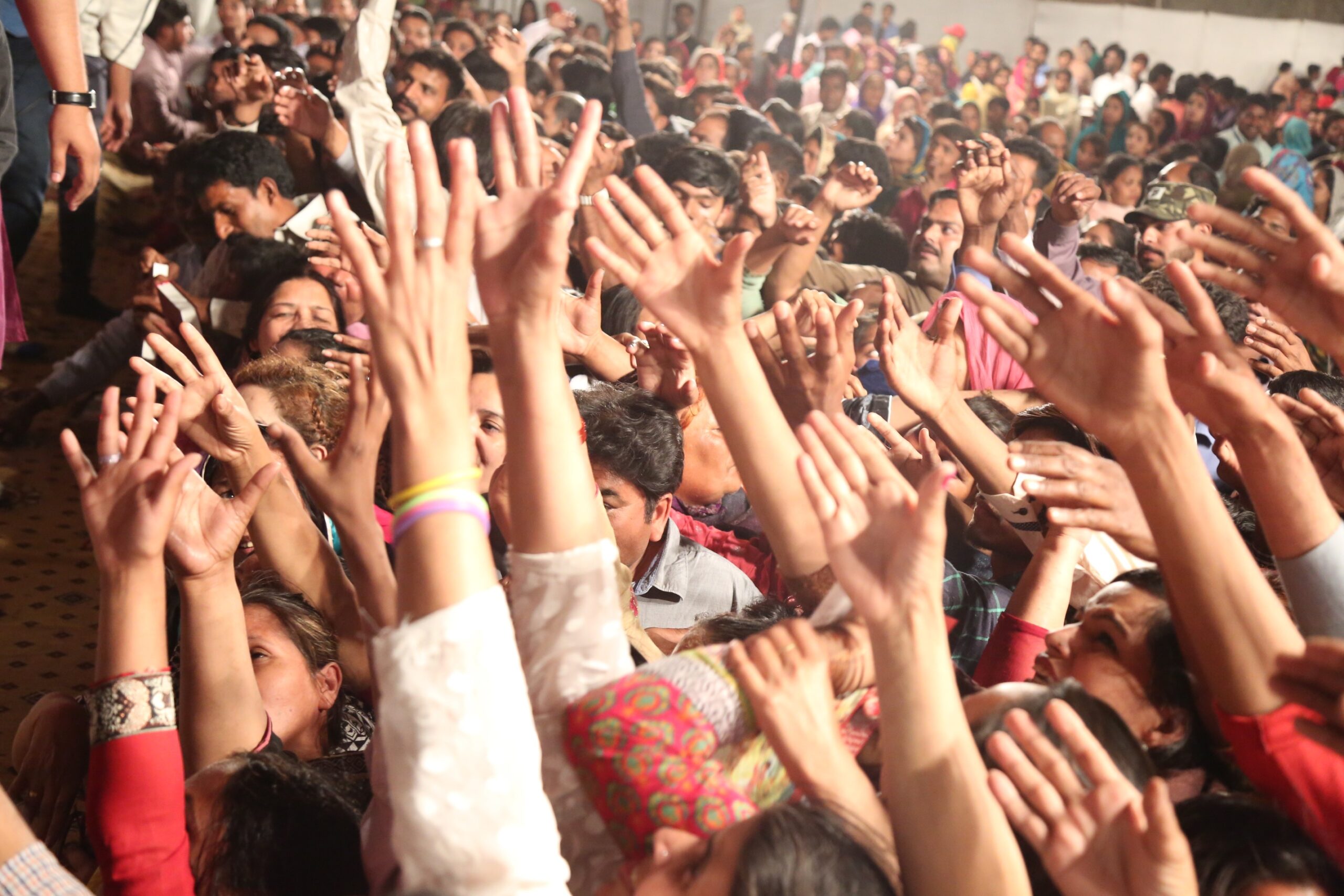 Free Urdu Bibles Distribution in Pakistan During Evangelistic Gospel Crusades.