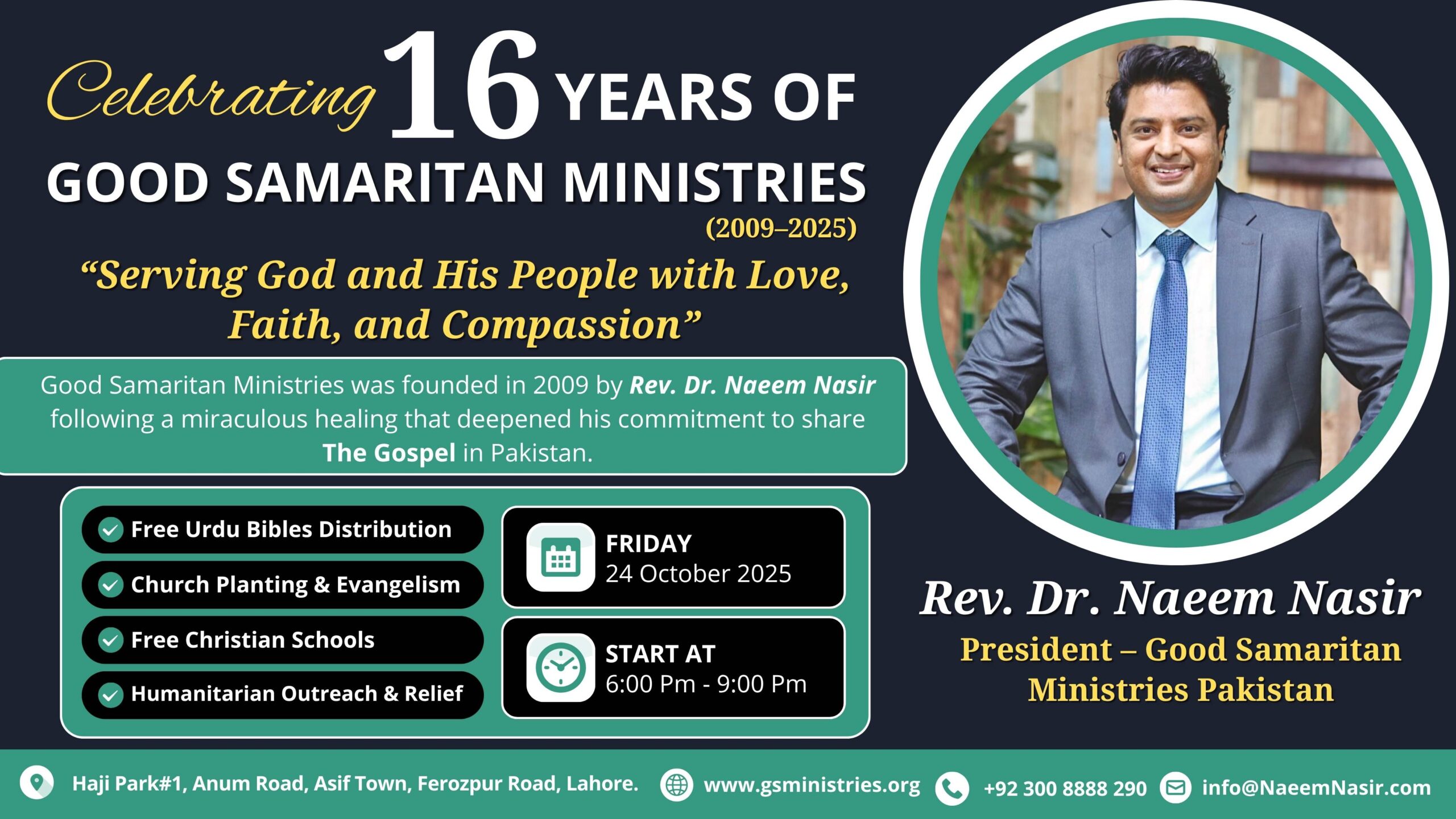 From One Bible to Thousands: The Miraculous Story Behind Good Samaritan Ministries and 16 Years of Spreading God’s Word Throughout Pakistan”