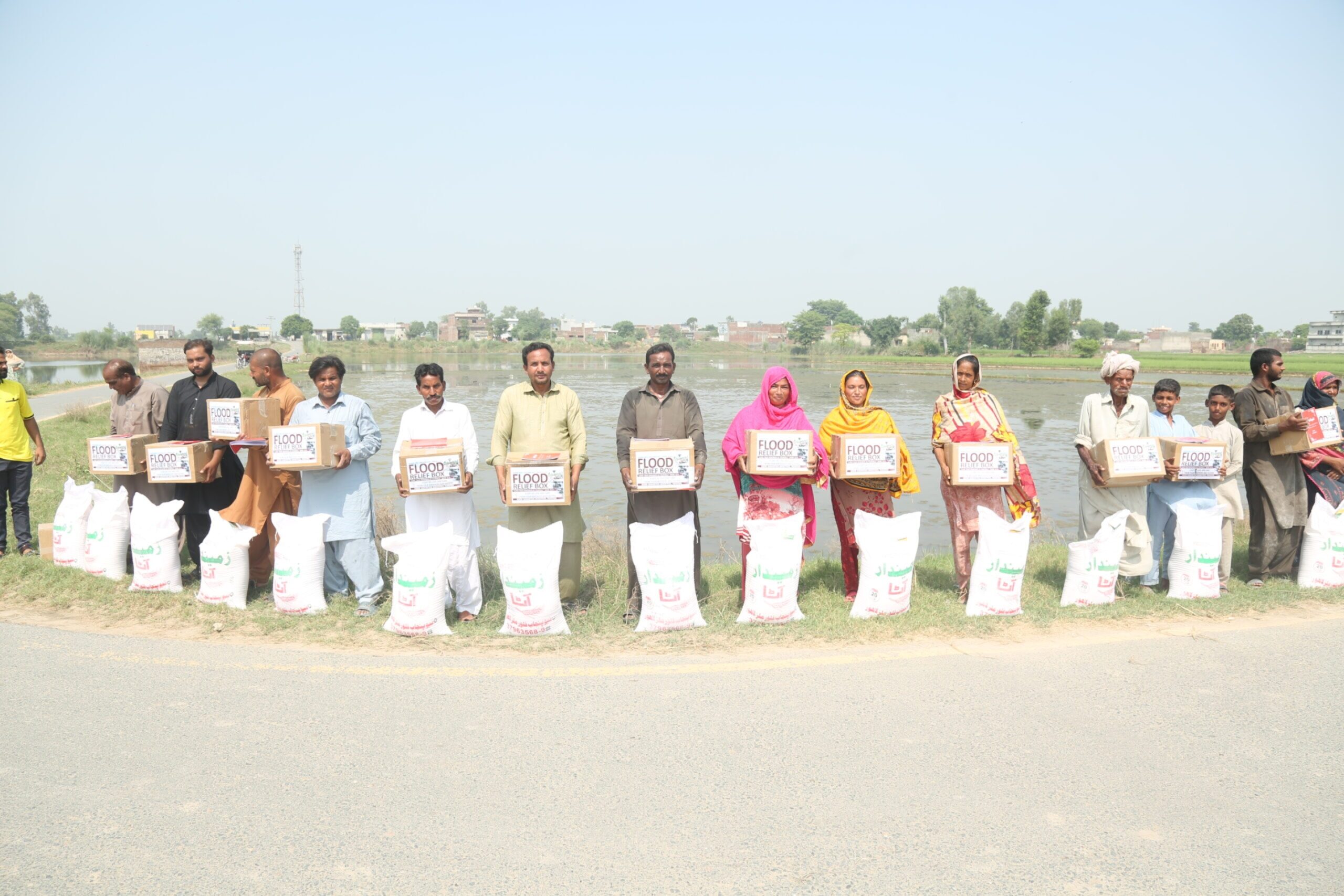 Flood Relief Boxes for Affected Families- Good Samaritan Ministries Pakistan