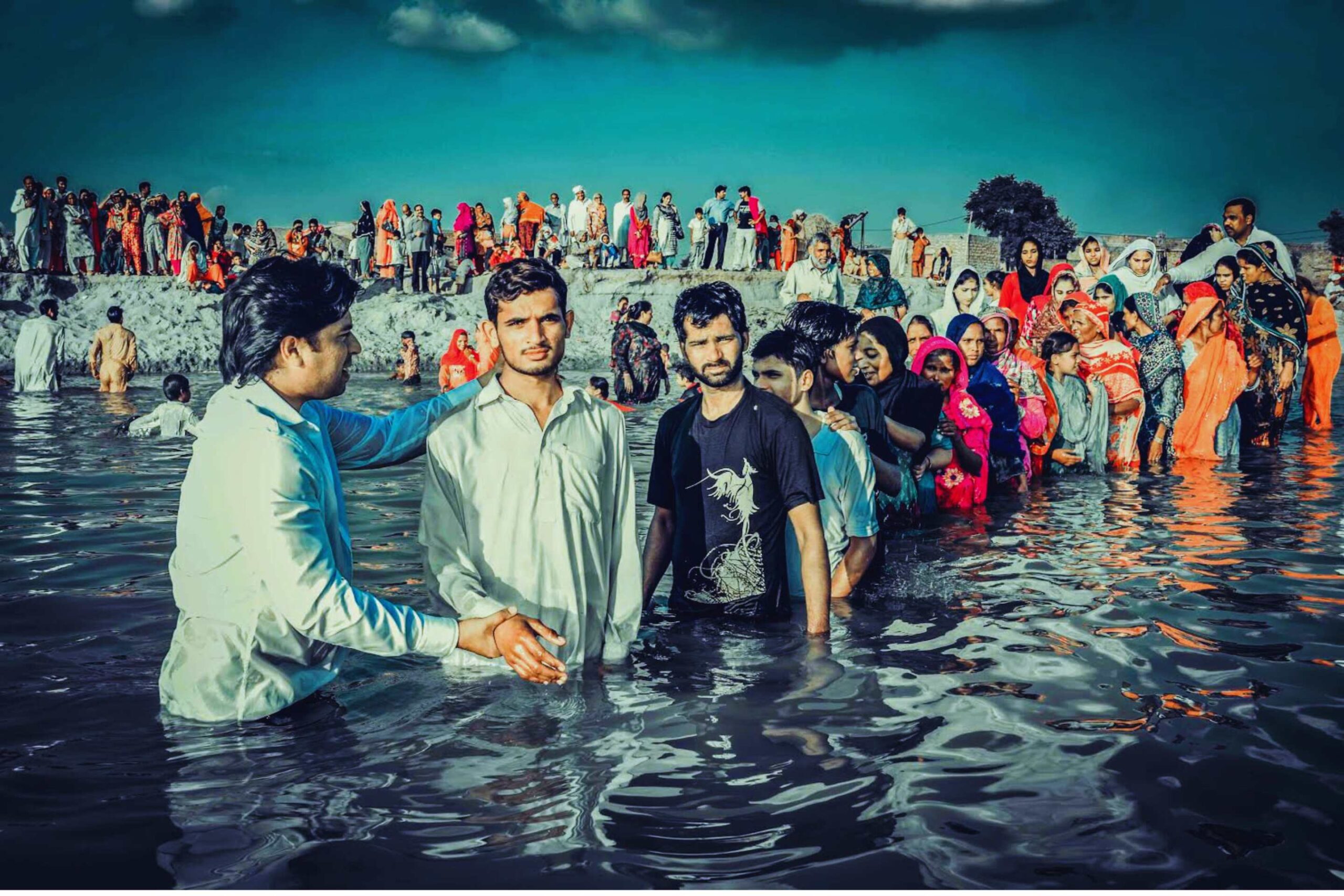 Baptism Service in Pakistan-Church Planting in Pakistan- Good Samaritan Ministries Pakistan