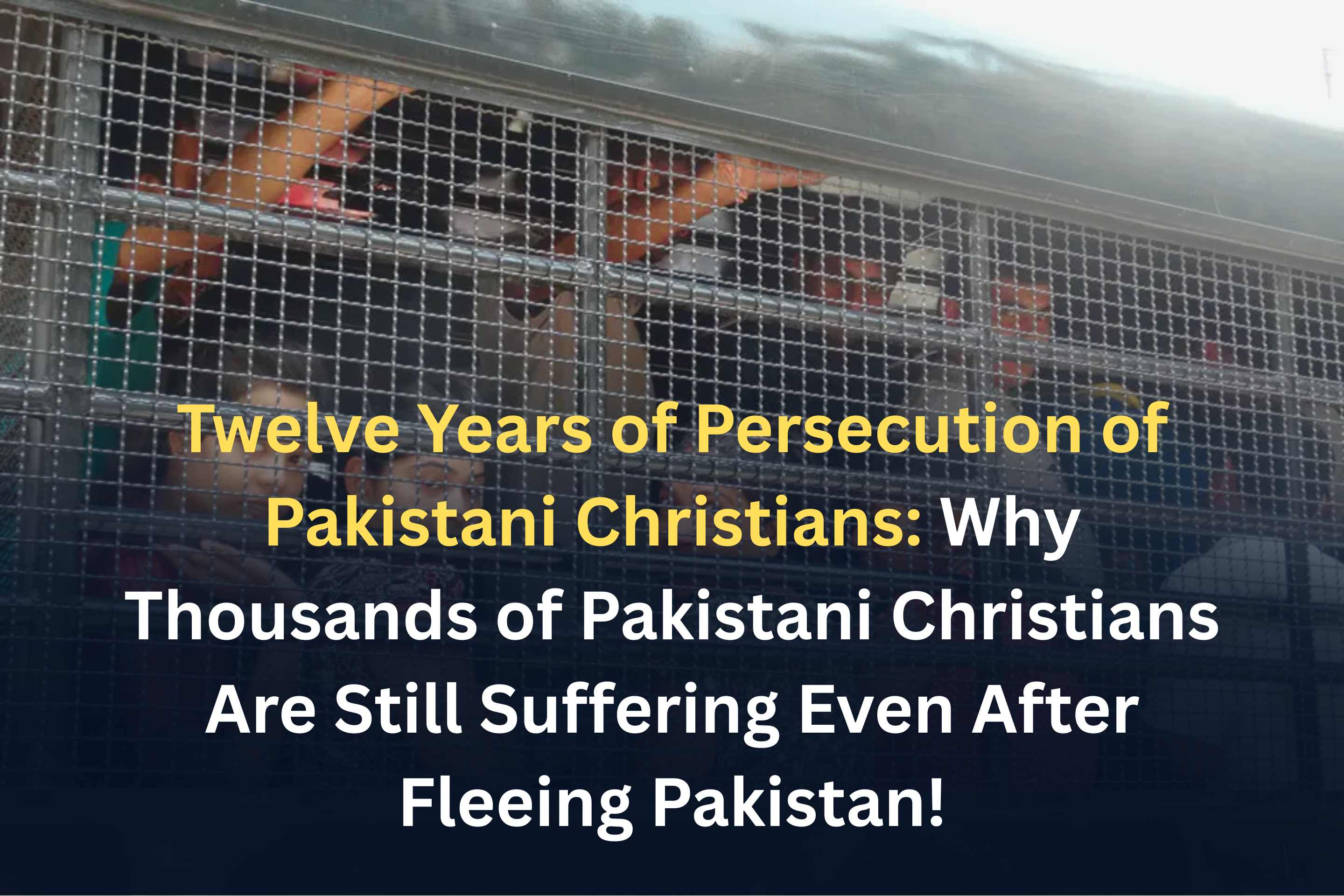 Pakistani Christian refugees fleeing persecution living in Malaysia, Thailand, and Sri Lanka after 12 years of suffering
