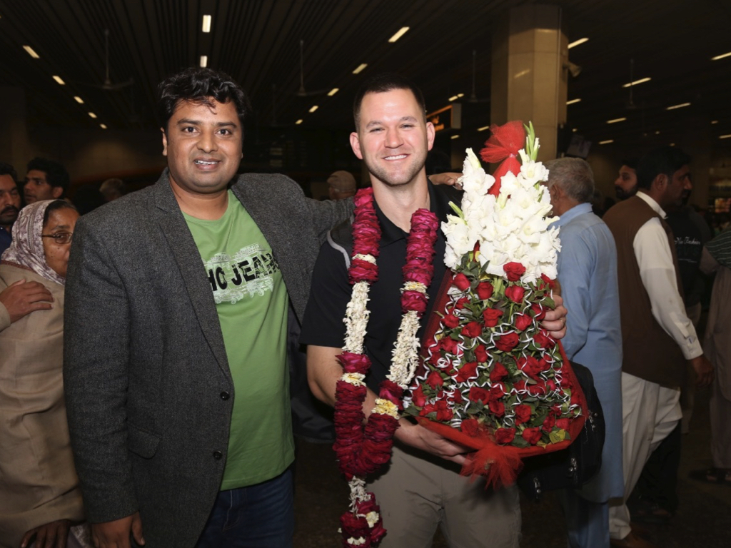 Missionary from the USA on a mission trip in Pakistan